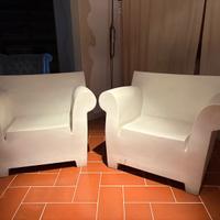Coppia poltrone Kartell Bubble by Starck