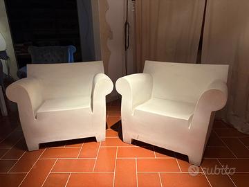 Coppia poltrone Kartell Bubble by Starck
