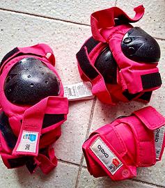 Kit protezione pattinaggio/skate bambina