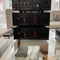 Finali mono e preamplificatore exposure serie xm.