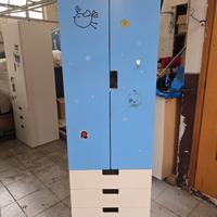 guardaroba armadio bambini ikea, cestello + casset