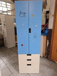 guardaroba armadio bambini ikea, cestello + casset