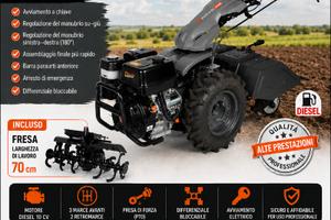 Motocoltivatore DIESEL Nuovo