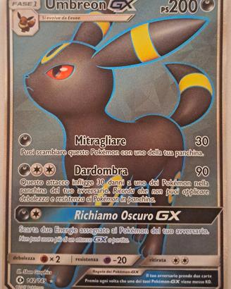 Carta Pokémon Umbreon GX