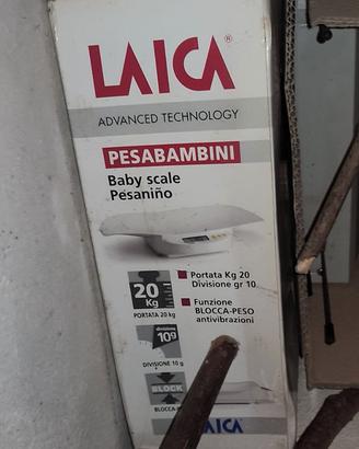 bilancia pesa bambini e neonati Laica