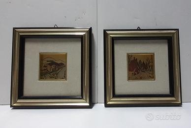 Quadri in foglia d'oro 