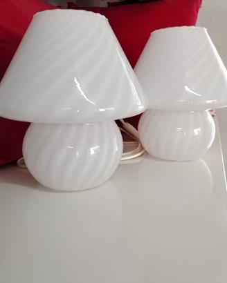 coppia lampade da tavolino  anni 70-80