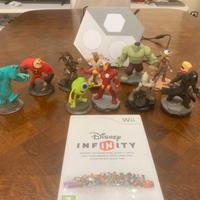 personaggi infinity con base e gioco per wii