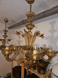 Lampadario di Murano anni 40-50