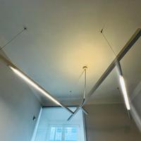 Lampada a sospensione binario elettrificato bianco