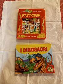 2 LIBRI: LA FATTORIA E I DINOSAURI, DAMI EDITORE