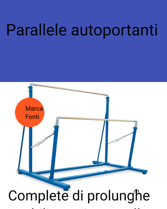 Parallele autoportanti senza cavi