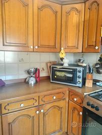 cucina in rovere  massello anni 90 con