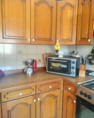 cucina in rovere  massello anni 90 con