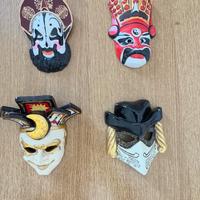 4 maschere artigianali (Venezia & Opera Cinese)