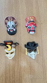 4 maschere artigianali (Venezia & Opera Cinese)