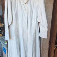 Elegante Soprabito Donna in Pelle color Panna