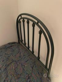 Testiera e pediera in ferro battuto