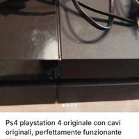 Ps4 playstation 4 originale con cavi originali
