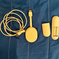 Google Chromecast TV 4K + Telecomando Nuovo Bianco