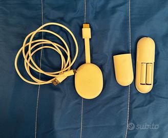 Google Chromecast TV 4K + Telecomando Nuovo Bianco
