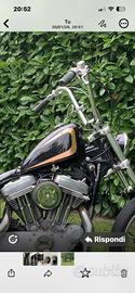 Serbatoio sportster chopper peanut