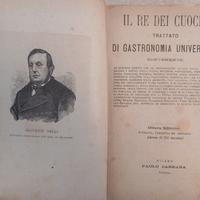 Libro Andico Raro Il re dei cuochi 1889