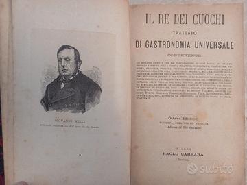 Libro Andico Raro Il re dei cuochi 1889