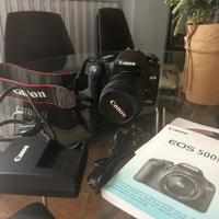 Reflex Canon EOS 500D e obiettivo 18-55 mm