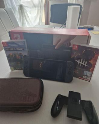Nintendo Switch V1 + Accessori + 2 giochi