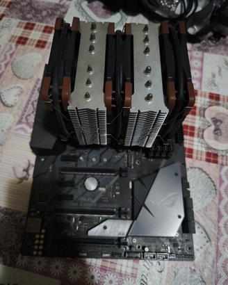 Blocco CPU Mobo e ram e dissipatore 
