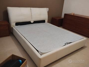armadio 3 ante e letto matrimoniale contenitore