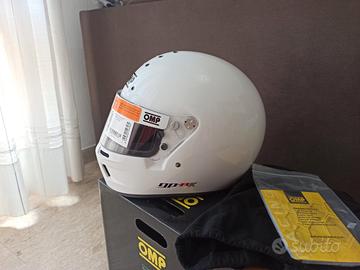 Casco Omp omologato FIA Karting 