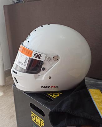 Casco Omp omologato FIA Karting 