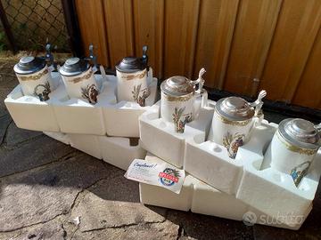 set boccali birra slüghen anni '90