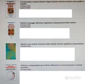 Sono interessato i libri inseriti nelle due foto