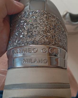 Scarpe Argento Donna Romeo Gigli Numero 41