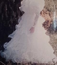 vestito comunione bambina 10 anni in organza