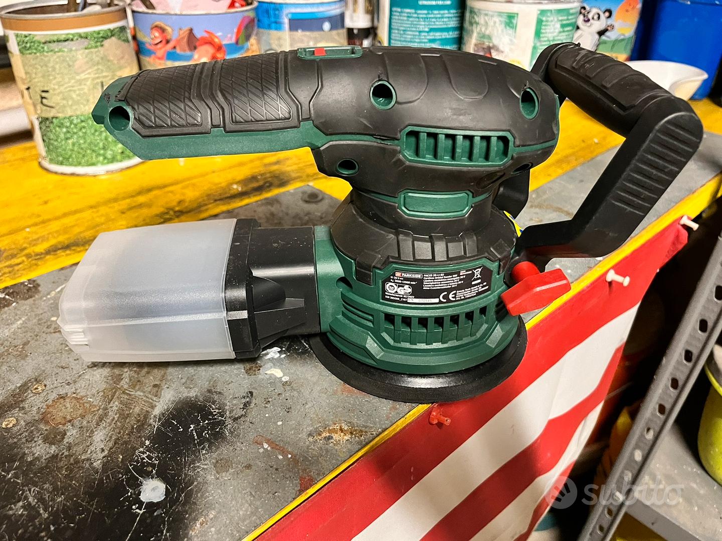 Levigatore orbitale a batteria parkside - Giardino e Fai da te In