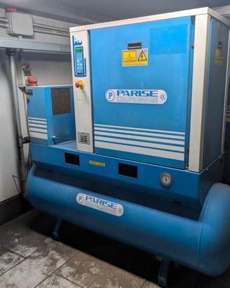 Compressore PARISE a VITE mod PHK20S500E 20HP 15kW