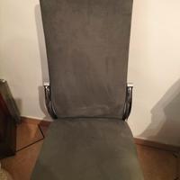 Sedie velluto/metallo