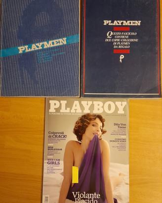 Riviste vintage Playboy 2009 supplementi Playmen 