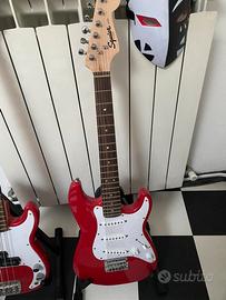 Chitarra elettrica Squier Mini by Fender+Supporto