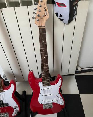 Chitarra elettrica Squier Mini by Fender+Supporto