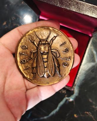 MEDAGLIA DI BRONZO CENTENARIO DEL CREDITO ITALIANO