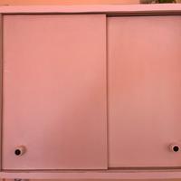 mobiletti legno pensili con ante scorrevoli