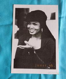 Janet Jackson cartolina del Fan Club Inglese 1995