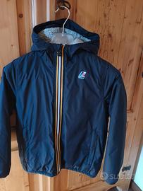 Giacca k-way  blu 8 anni