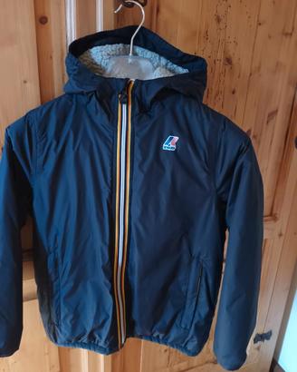 Giacca k-way  blu 8 anni