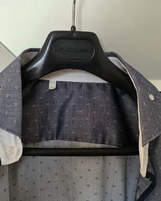 Camicia NaraCamicie Uomo - Fantasia Grigia/Blu